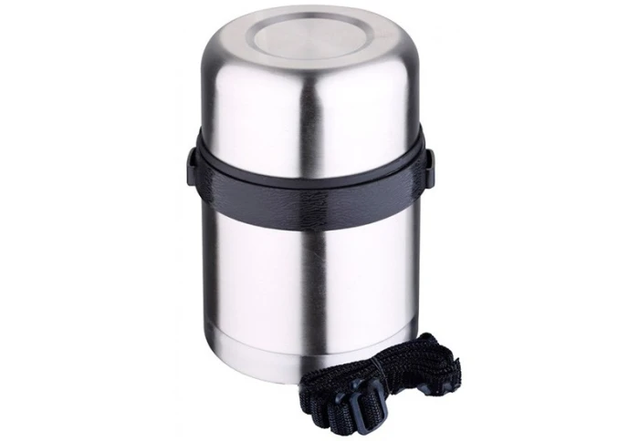 Пищевой термос с широким горлом из нержавеющей стали с ремешком Con Brio CB-319 (600 мл) Пищевой термос с широким горлом из нержавеющей стали с ремешком Con Brio CB-319 (600 мл)