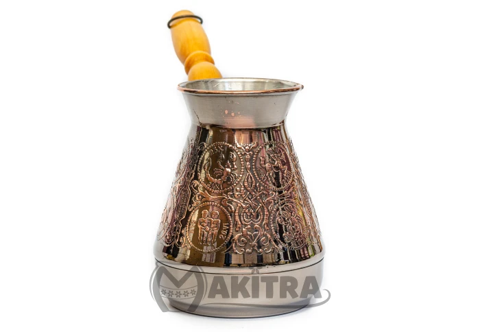 Турка медная Знаки зодиака темная 500-зод (500 мл)