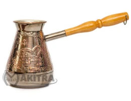 Турка мідна Лебеді темна 600-леб (600 мл)