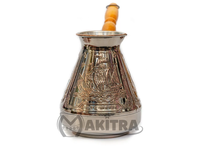Турка медная Корабли Колумба темная 750-кол (750 мл)