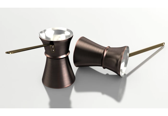 Джезва медная ZH Афина Патина (140 мл)