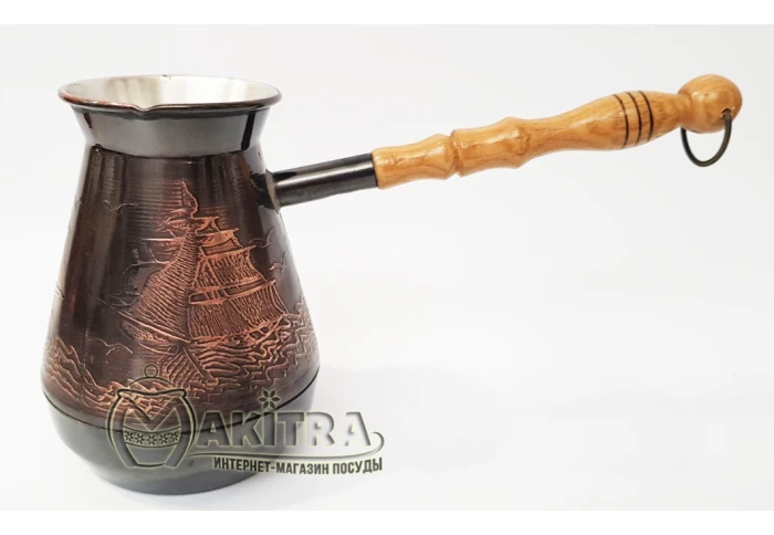 Турка медная Бригантина темная 500-Брт (520 мл)