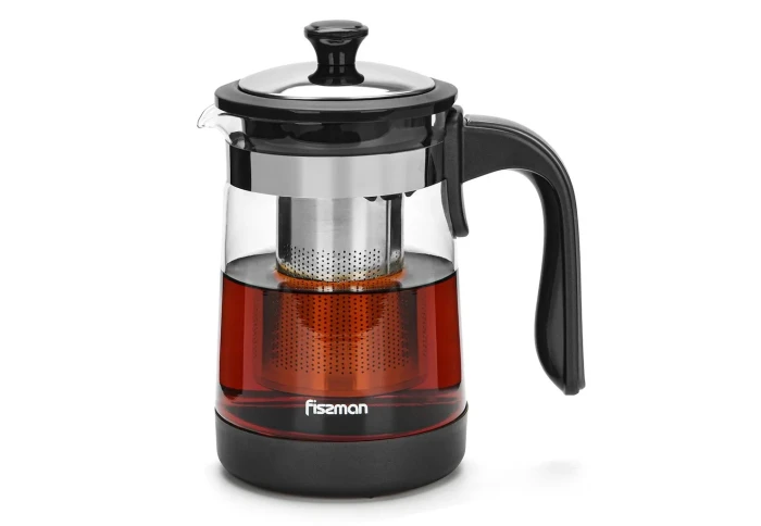 Стеклянный заварочный чайник с фильтром Fissman 6461 (950 мл)