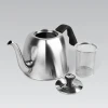 Чайник-заварник з нержавіючої сталі з довгим носиком Tea Pot Maestro MR 1333 tea (1100 мл)