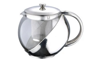 Чайник заварювальний скляний Wellberg WB 6876 (1000 мл)