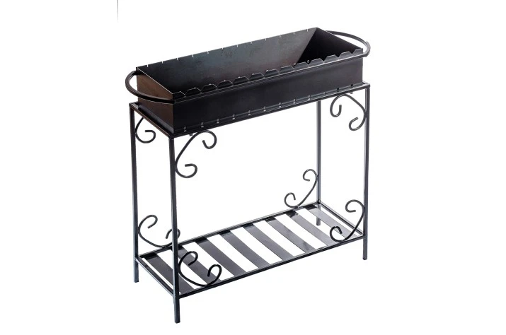 Мангал на 12 шампуров на дровнице GunSafe M12-3D (толщина 3 мм) Мангал на 12 шампуров на дровнице GunSafe M12-3D (толщина 3 мм)