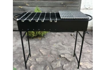 Мангал на 12 шампуров со съемными ножками GunSafe M12-3N (толщина 3 мм) Мангал на 12 шампуров со съемными ножками GunSafe M12-3N (толщина 3 мм)