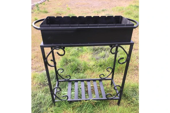 Мангал на 9 шампуров на дровнице GunSafe M9-4D (толщина 4 мм) Мангал на 9 шампуров на дровнице GunSafe M9-4D (толщина 4 мм)