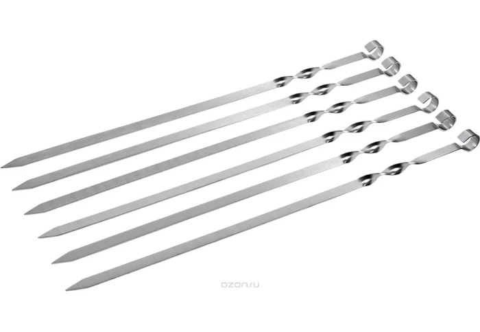 Набір з 6 шампурів А-плюс 1834 (60 см) Набір з 6 шампурів А-плюс 1834 (60 см)