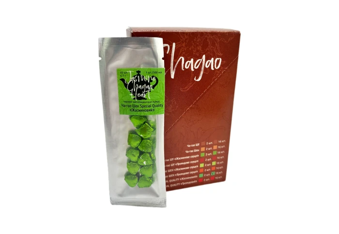 Коробка ча гао шен SPECIAL QUALITY «Жасминовий» (16 стік-пакетів по 10 стіків)