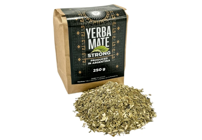 Мате STRONG неочищений великий лист (250 г)
