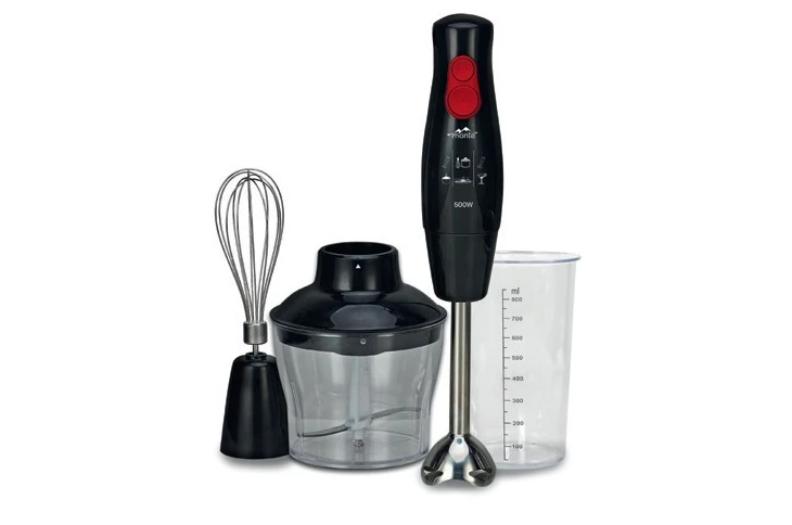 Блендер погружной с чашей-измельчителем и венчиком Monte MT-1902B