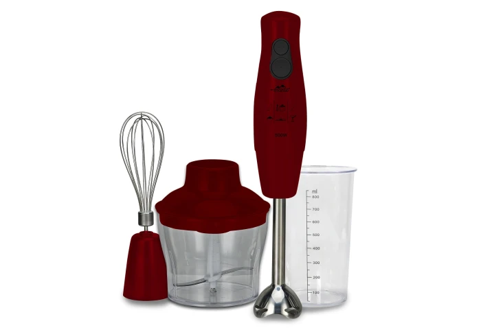 Блендер погружной с чашей-измельчителем и венчиком Monte MT-1902R