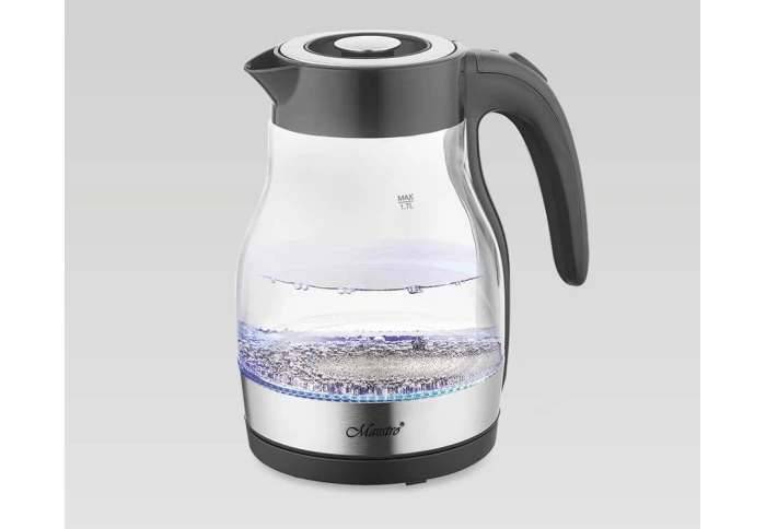 Электрочайник стеклянный с подсветкой Maestro MR-061-black (1,7 л) Электрочайник стеклянный с подсветкой Maestro MR-061-black (1,7 л)