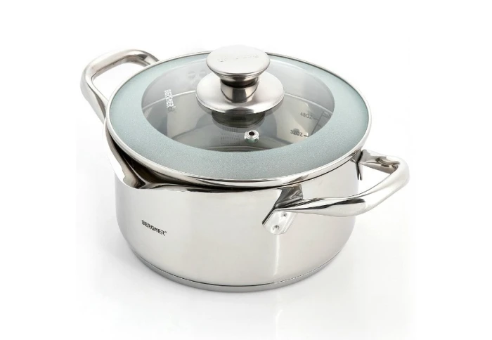 Каструля з носиком для зливу рідини Bergner BG 6552 (1,5 л)