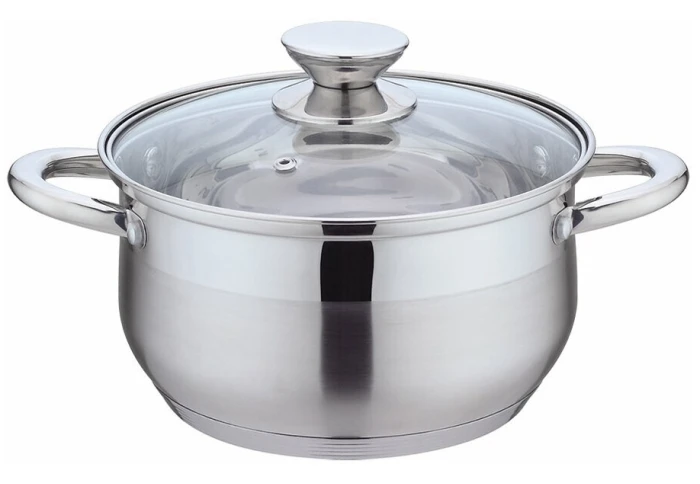 Кастрюля из нержавеющей стали с крышкой Benson BN-100595 (2,1 л)