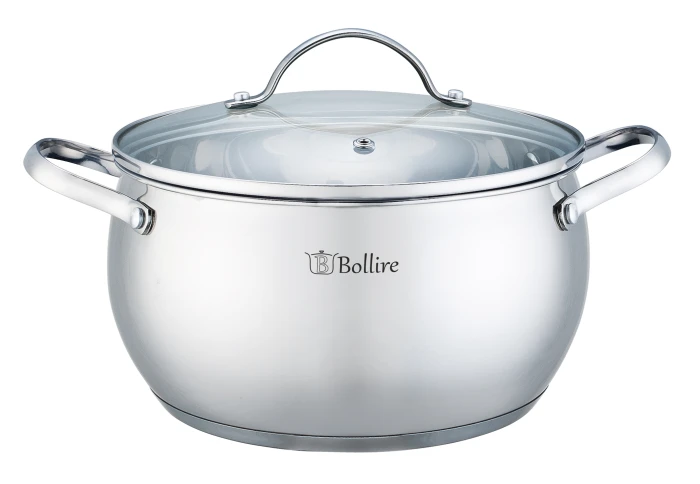 Каструля з нержавіючої сталі з товстим дном Bollire BR-2203 (3,2 л) Каструля з нержавіючої сталі з товстим дном Bollire BR-2203 (3,2 л)