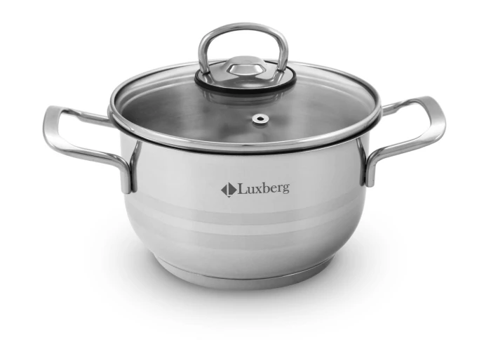 Каструля з нержавіючої сталі з кришкою Luxberg Sultan LX 111502 (2 л)