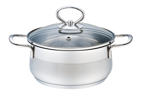 Кастрюля из нержавеющей стали с крышкой Maestro MR-3508-12 (0,5 л)