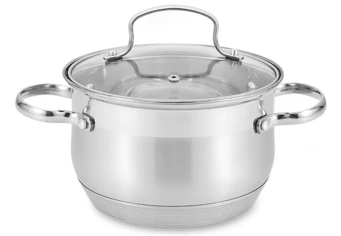 Кастрюля из нержавеющей стали с крышкой Maestro Classic MR-3512-16 (2,1 л)