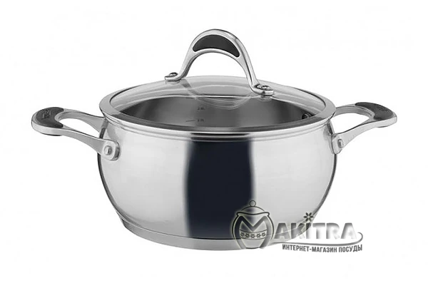 Каструля з нержавіючої сталі з кришкою Vinzer Harmony 89049 (6 л) Каструля з нержавіючої сталі з кришкою Vinzer Harmony 89049 (6 л)