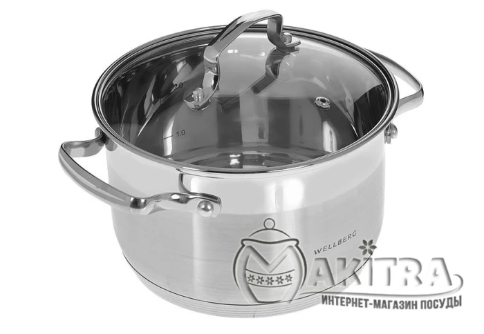 Каструля Wellberg WB 02174 (1,9 л) Каструля Wellberg WB 02174 (1,9 л)