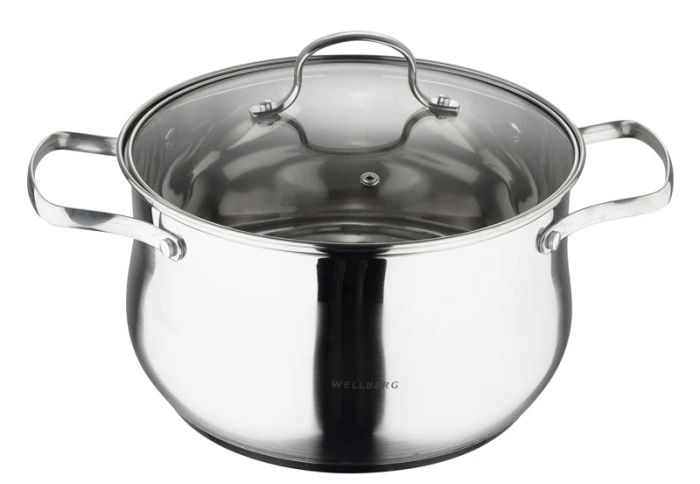 Каструля велика з кришкою Wellberg WB 1672 (18,4 л) Каструля велика з кришкою Wellberg WB 1672 (18,4 л)