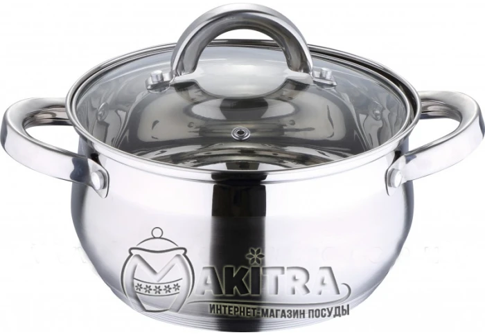 Каструля з кришкою Wellberg WB 1421 (5,8 л) Каструля з кришкою Wellberg WB 1421 (5,8 л)