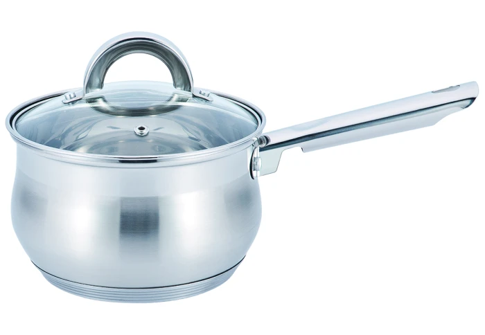 Ковшик из нержавеющей стали с крышкой Benson BN-100226 (1,8 л)