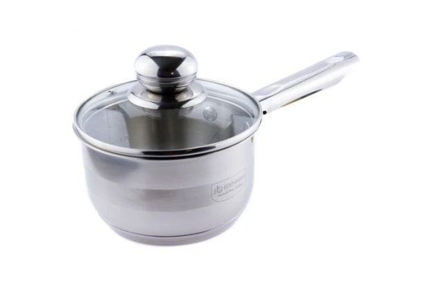 Маленький ковшик из нержавеющей стали с крышкой Edenberg EB-3031 (0,6 л)