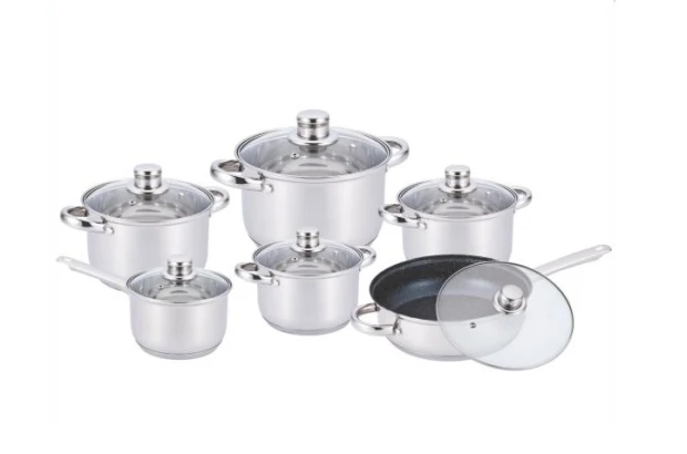 Набор посуды Benson BN-100208 (12 предметов) Набор посуды Benson BN-100208 (12 предметов)