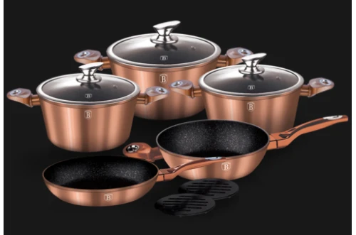Набор посуды BerlingerHaus Copper Metallic Line BH-1220 (10 предметов)