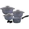 Набор посуды Edenberg с мраморным покрытием EB-8010 (7 предметов)