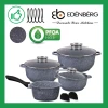 Набор посуды Edenberg с мраморным покрытием EB-8010 (7 предметов)