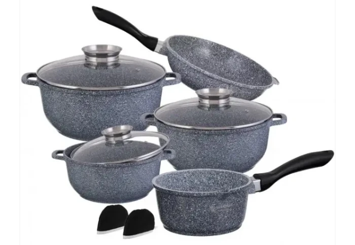 Набор посуды Edenberg с гранитным покрытием EB-8012 (10 предметов)