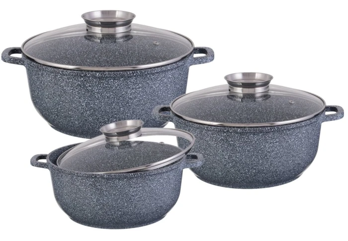 Набор кастрюль с гранитным антипригарным покрытием Edenberg EB-8020 (6 предметов) Набор кастрюль с гранитным антипригарным покрытием Edenberg EB-8020 (6 предметов)