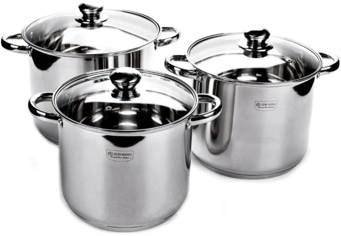 Набор больших кастрюль Edenberg EB-525 (6 предметов) Набор больших кастрюль Edenberg EB-525 (6 предметов)