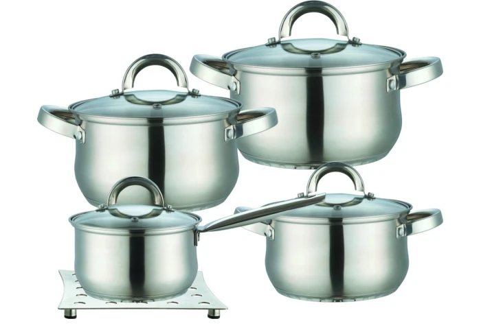 Набор посуды из нержавеющей стали Maestro MR-2021 (9 предметов) Набор посуды из нержавеющей стали Maestro MR-2021 (9 предметов)