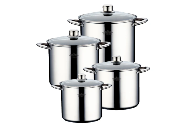 Набір великих каструль Stock Pot Set Peterhof PH-15171 (8 предметів)