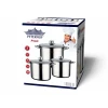 Набір великих каструль Stock Pot Set Peterhof PH-15824 (6 предметів)