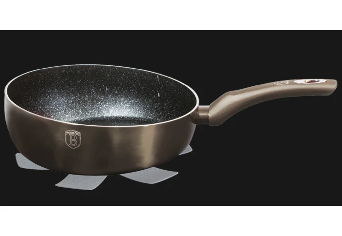 Сотейник з мармуровим покриттям Carbon Metallic Line BerlingerHaus BH-1300 (26 см)