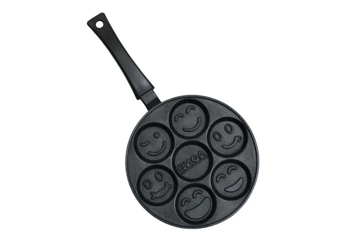 Сковорода для оладьев со смайликами Биол СО-24П