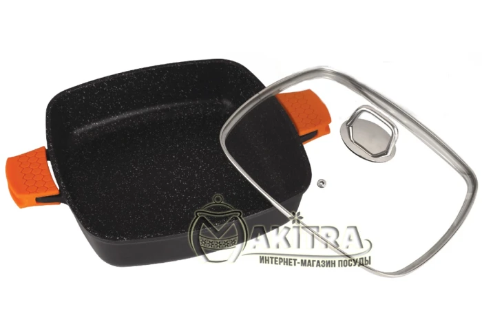 Квадратний сотейник з гранітним покриттям Blaumann BL-1090 (3,8 л)