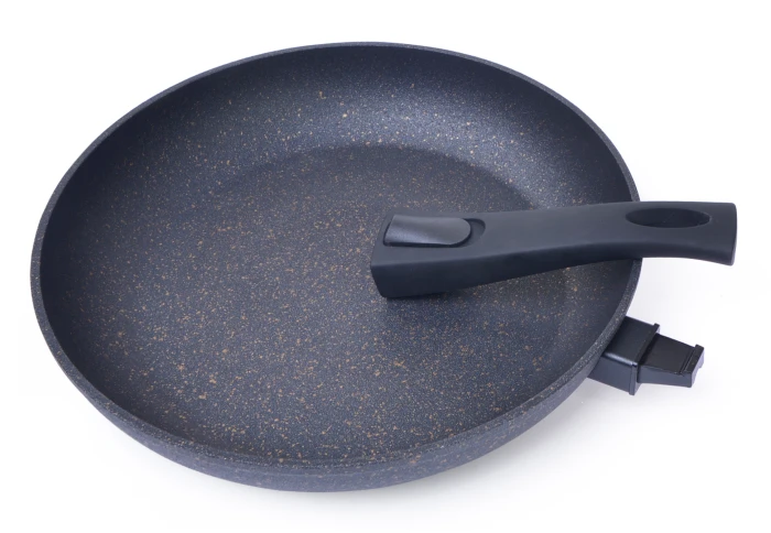 Сковорода з антипригарним покриттям і знімною ручкою Fissman серія Cosmic Black AL-4368.26 (26 см)