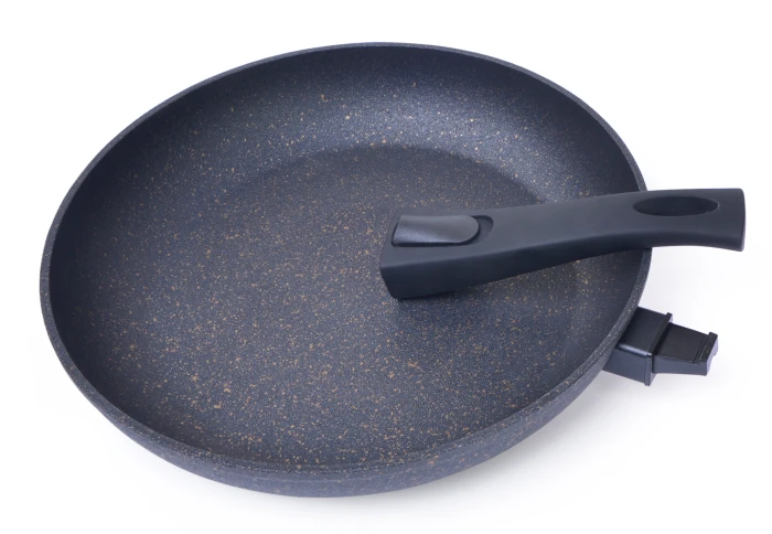 Сковорода з антипригарним покриттям і знімною ручкою Fissman серія Cosmic Black AL-4369.28 (28 см) Сковорода з антипригарним покриттям і знімною ручкою Fissman серія Cosmic Black AL-4369.28 (28 см)