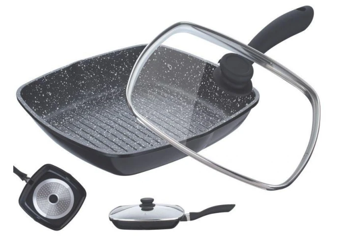 Сковорода гриль з гранітним покриттям Peterhof PH-15464 (28 х 28 см) Сковорода гриль з гранітним покриттям Peterhof PH-15464 (28 х 28 см)