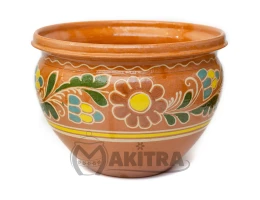 Макітра фляндрована глазурована (8 л)