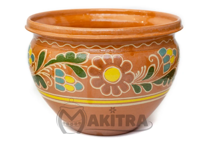Макітра фляндрована глазурована (8 л)