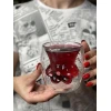 Стакан двойное стекло Розовая лапка DG2454CT (250 мл)