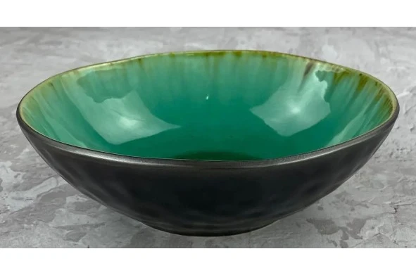 Салатник Зеленая лагуна Olens JM1154 (17х5 см) Салатник Зеленая лагуна Olens JM1154 (17х5 см)